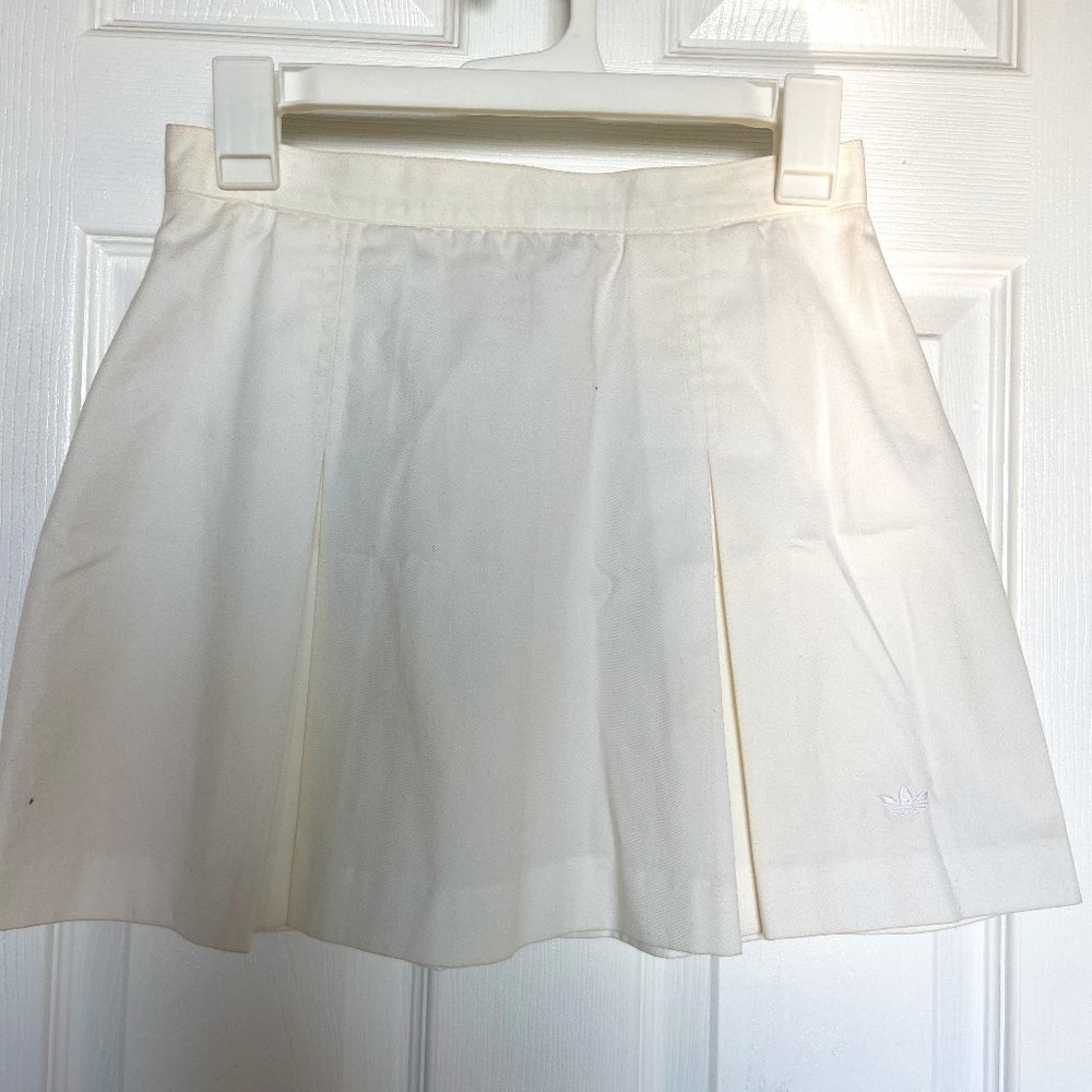 Vintage Adidas White Skirt